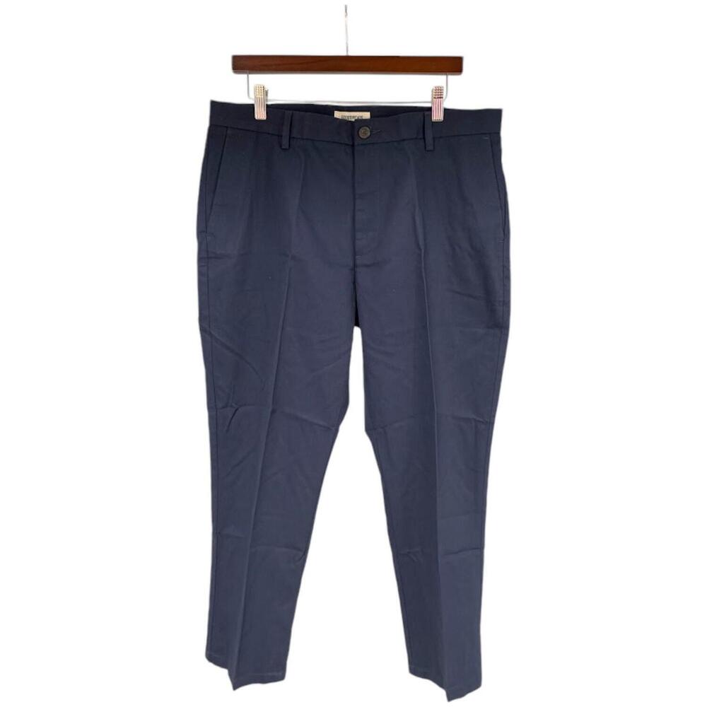 Goodthreads Men's Straight-Fit Washed Pants Navy